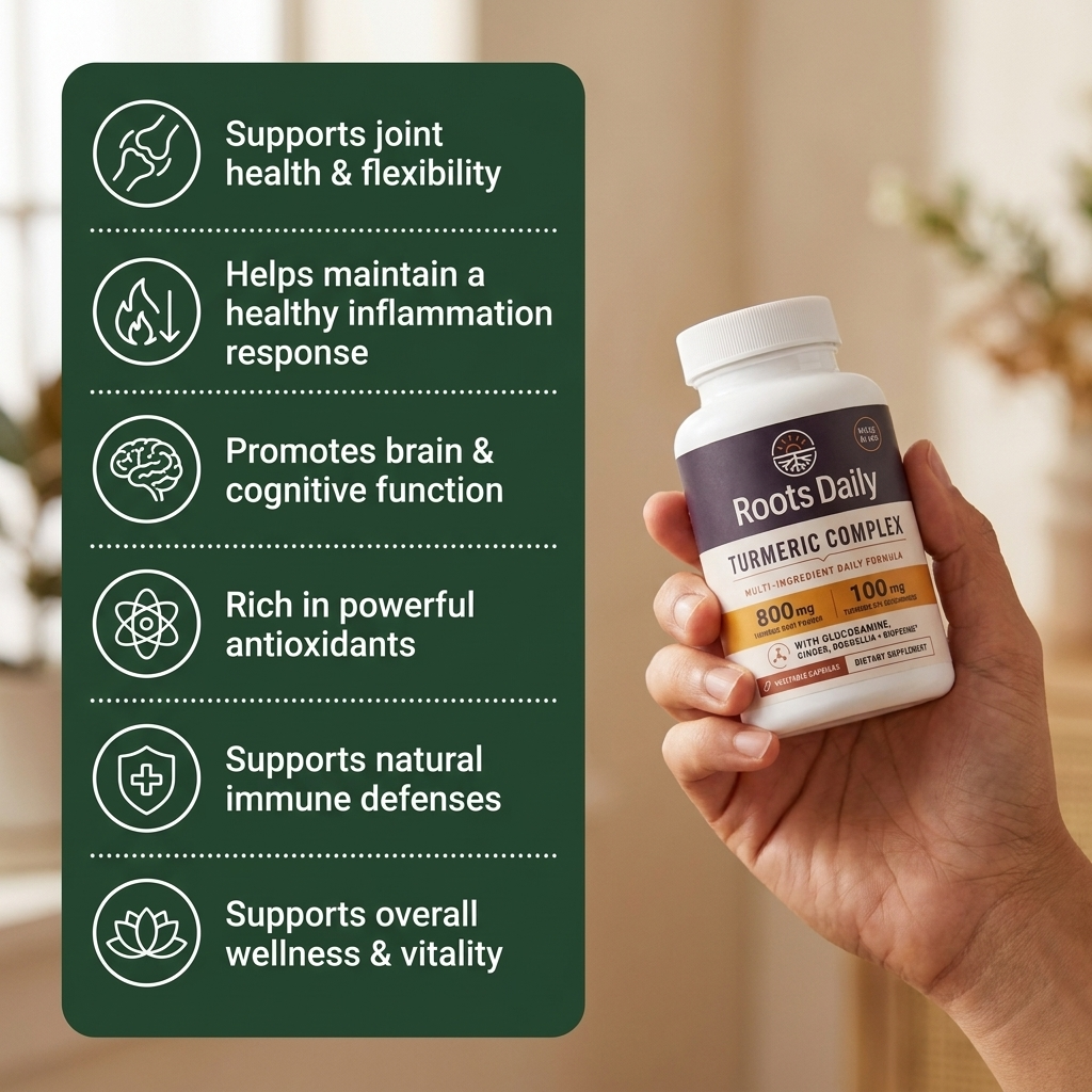 Move Freely with Turmeric Curcumin 1,000mg Supplement